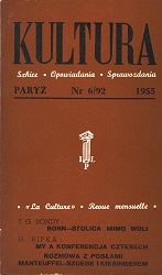PARIS KULTURA – 1955 / 092 Cover Image
