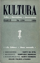 PARIS KULTURA – 1956 / 099 Cover Image