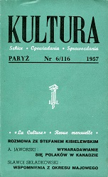 PARIS KULTURA – 1957 / 116 Cover Image