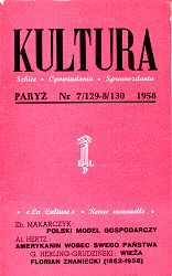 PARIS KULTURA – 1958 / 129+130 Cover Image