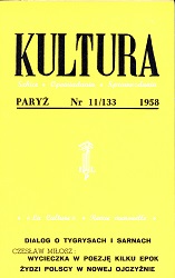 PARIS KULTURA – 1958 / 133 Cover Image