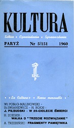 PARIS KULTURA – 1960 / 151 Cover Image