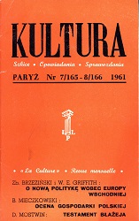 PARIS KULTURA – 1961 / 165+166 Cover Image
