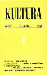 PARIS KULTURA – 1964 / 198 Cover Image