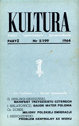 PARIS KULTURA – 1964 / 199 Cover Image