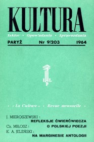 PARIS KULTURA – 1964 / 203 Cover Image