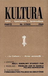 PARIS KULTURA – 1964 / 205 Cover Image