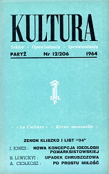 PARIS KULTURA – 1964 / 206 Cover Image