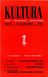 PARIS KULTURA – 1966/ 219+220