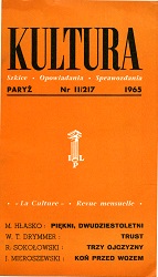 PARIS KULTURA – 1965 / 217 Cover Image