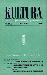 PARIS KULTURA – 1966 / 227