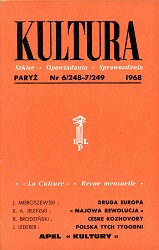 PARIS KULTURA – 1968 / 248+249 Cover Image