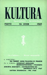 PARIS KULTURA – 1969 / 258 Cover Image