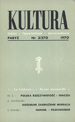 PARIS KULTURA – 1970 / 270 Cover Image