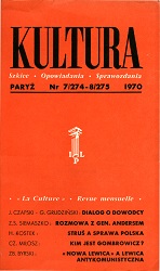 PARIS KULTURA – 1970 / 274+275 Cover Image