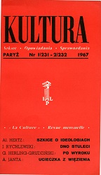 PARIS KULTURA – 1967 / 231+232 Cover Image