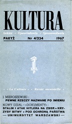 PARIS KULTURA – 1967 / 234 Cover Image