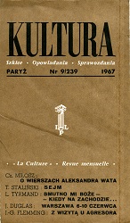PARIS KULTURA – 1967 / 239 Cover Image