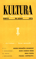 PARIS KULTURA – 1973 / 309 Cover Image