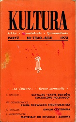 PARIS KULTURA – 1973 / 310+311 Cover Image