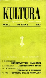 PARIS KULTURA – 1967 / 242 Cover Image