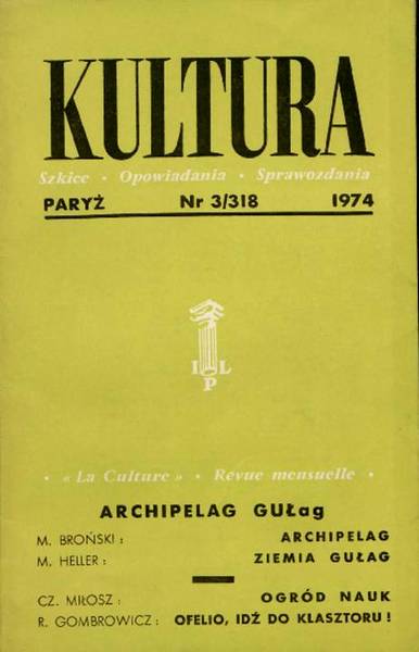 PARIS KULTURA – 1974 / 318 Cover Image