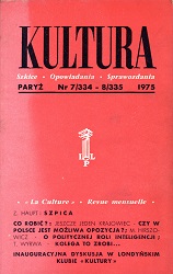 PARIS KULTURA – 1975 / 334+335 Cover Image