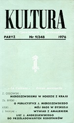 PARIS KULTURA – 1976 / 348 Cover Image