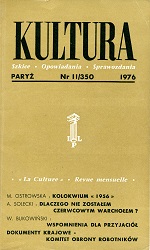 PARIS KULTURA – 1976 / 350 Cover Image