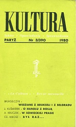 PARIS KULTURA – 1980 / 390 Cover Image