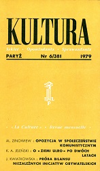 PARIS KULTURA – 1979 / 381 Cover Image