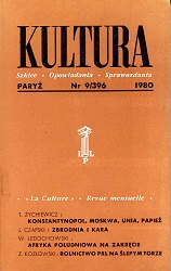PARIS KULTURA – 1980 / 396 Cover Image