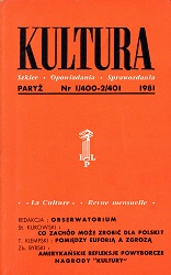 PARIS KULTURA – 1981 / 400+401 Cover Image