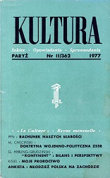 PARIS KULTURA – 1977 / 362 Cover Image