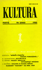PARYSKA KULTURA – 1985 / 450