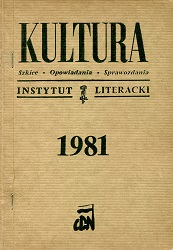 PARIS KULTURA – 1981 / Special Cover Image