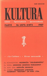 PARYSKA KULTURA – 1987 / 472+473