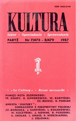 PARIS KULTURA – 1987 / 478-479 Cover Image