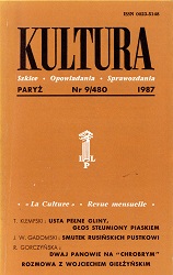 PARIS KULTURA – 1987 / 480 Cover Image