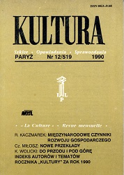 PARIS KULTURA – 1990 / 519 Cover Image