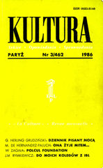 PARIS KULTURA – 1986 / 462 Cover Image