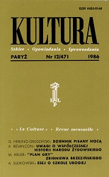 PARIS KULTURA – 1986 / 471 Cover Image