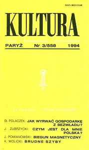 PARIS KULTURA – 1994 / 558 Cover Image