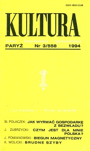 PARIS KULTURA – 1994 / 558 Cover Image