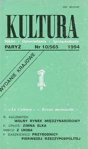 PARIS KULTURA – 1994 / 565 Cover Image
