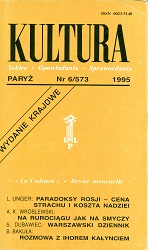 PARIS KULTURA – 1995 / 573 Cover Image