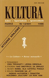 PARIS KULTURA – 1996 / 591 Cover Image