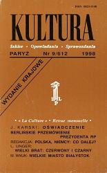 PARIS KULTURA – 1998 / 612 Cover Image