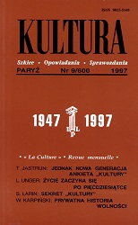PARIS KULTURA – 1997 / 600 Cover Image