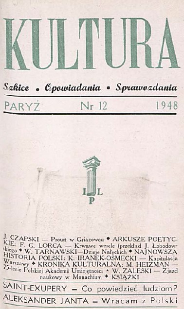 PARIS KULTURA – 1948 / 12